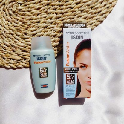 کرم ضدآفتاب فیوژن واتر ایزدین spf 50