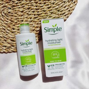 Simple Light hydrating and moisturizing cream